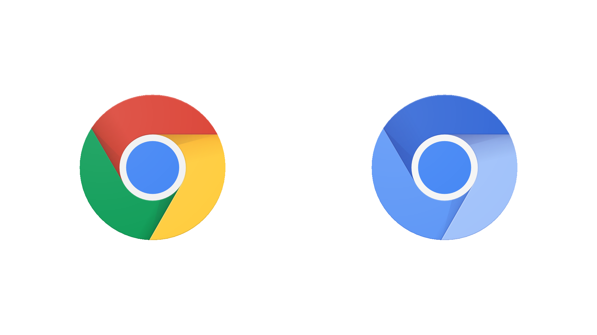 Logos de Chrome y Chromium