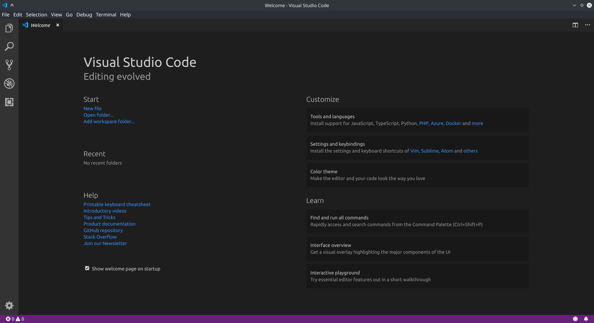 Visual Studio Core