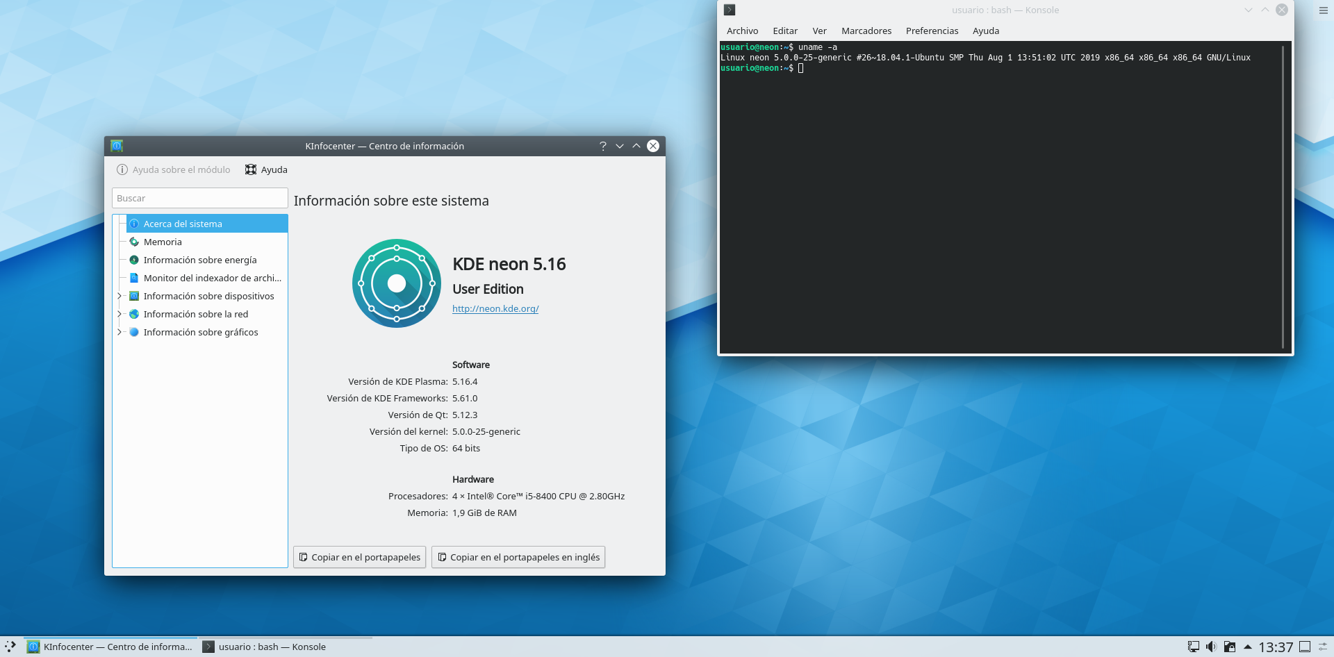 KDE Neon User Edition